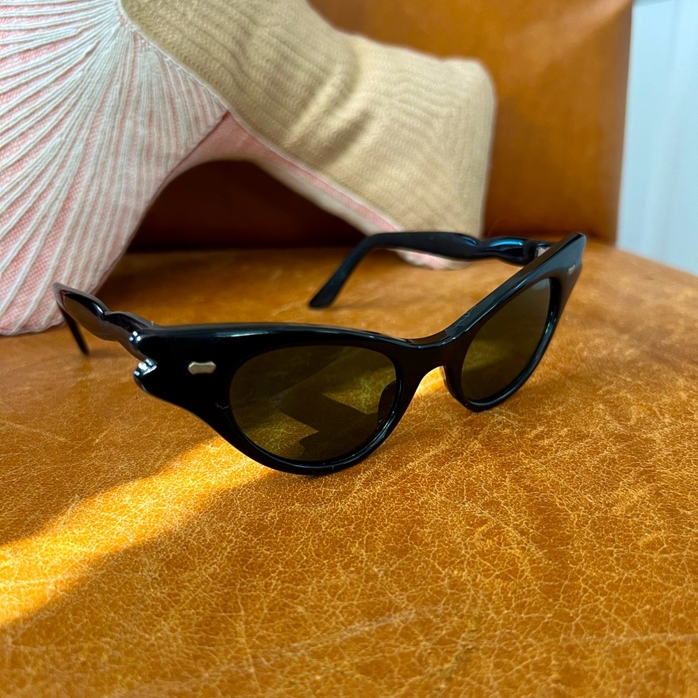 Small black cat eye sunglasses
